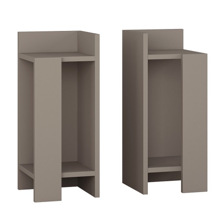 Комплект 2 Нощни шкафчета Immerse mocha 27x25x60см