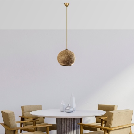 Люстра Nest Златна 34x38x70 см