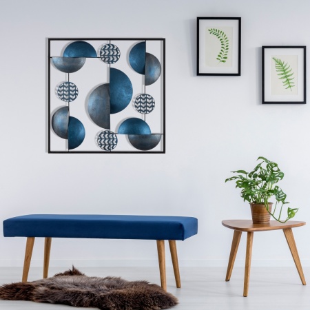 Метална картина Aurora Мултиколор 55x55 см