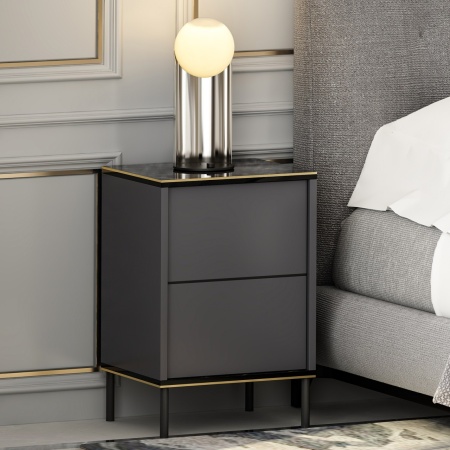 Нощно шкафче Imaj Антрацит 40x60x35 см