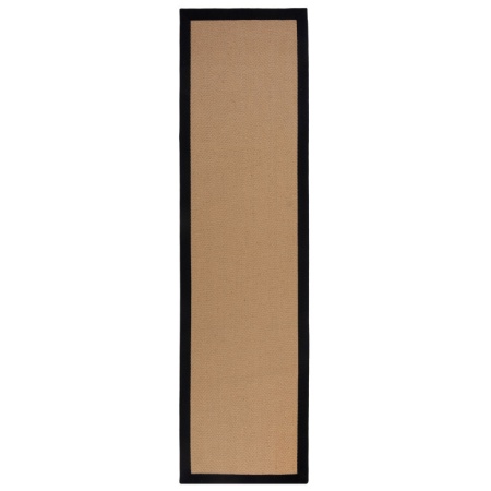 Пътека Kira от юта черен 60X800 см, Flair Rugs
