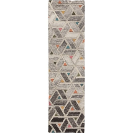 Пътека River Сива/Многоцветна 60X230 см, Flair Rugs
