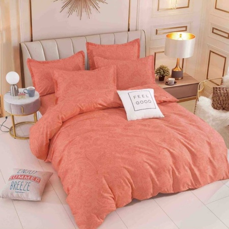 Спално бельо Flowers Orange 6 части (Финет)