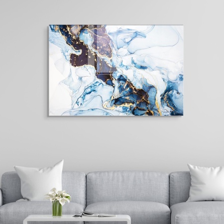 Стъклена стена от закалено стъкло UV-032 Multicolour 70x100 cm