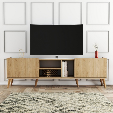 ТВ конзола Лотус Дъб 180x52x34 см
