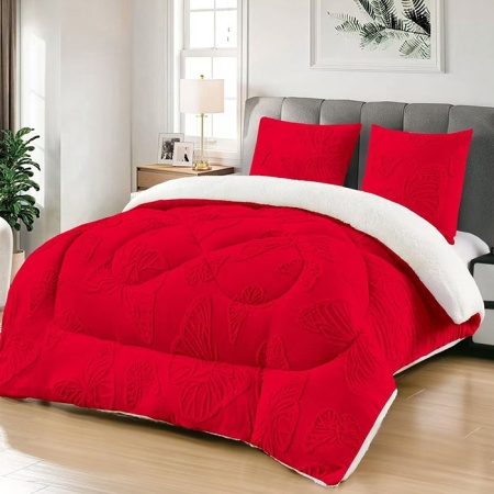 Cocolino дебел косъм с вълна V31 червен 4,5 кг, 200x230