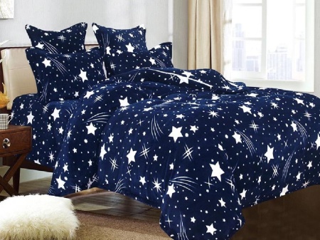 Comet 6 части спално бельо с ластик 180x200 cm (Cocolino)