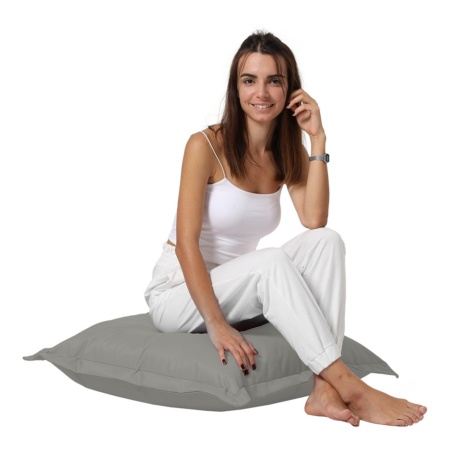Външна възглавница Cushion Pouf сив