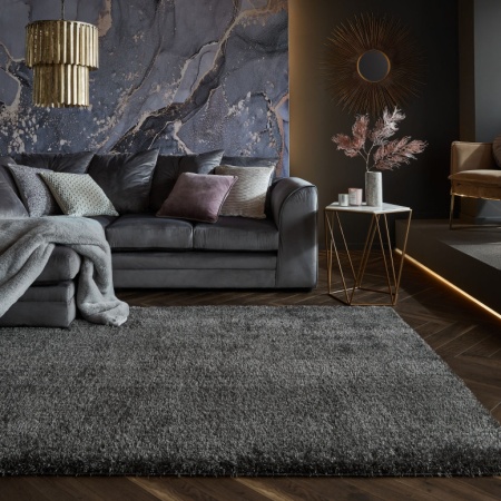 Килим от велур графит 160X230 см, Flair Rugs