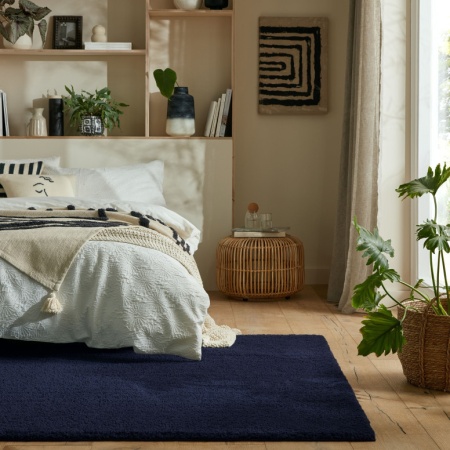 Килим Фъфи Перално Синьо 80X150 см, Flair Rugs