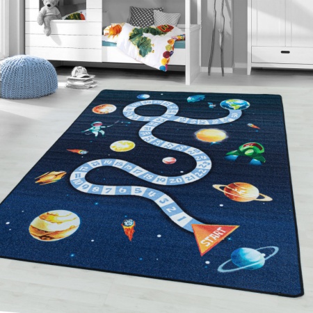 Килим Play тъмносин 120x170 см
