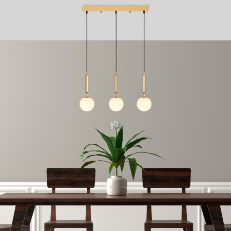 Комплект полилей King златен 62x15x134 см