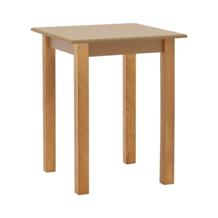 Маса Zolenio от масивна букова дървесина с орехово покритие и MDF плот 60x60x76 cm
