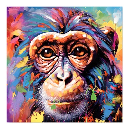 Платно за стена Monkey Bano 80x3x80 cm