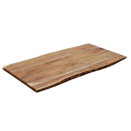 Плот за маса от масивна акациева дървесина Emilio Boho Pako World Natural 200x95x3,6 cm