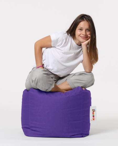 Пуф табуретка за градина Square Violet 45x45x45 см