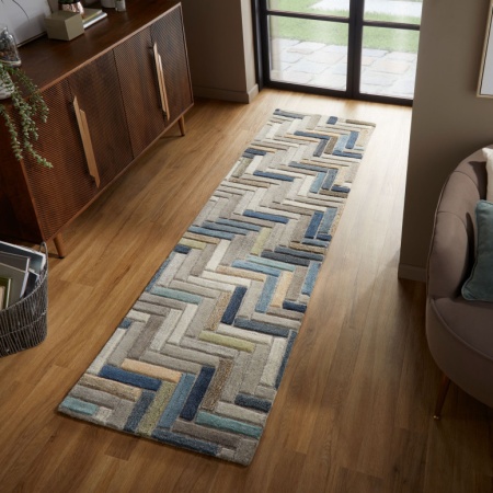 Пътека Русо Натурален/Многоцветен 60X230 см, Flair Rugs
