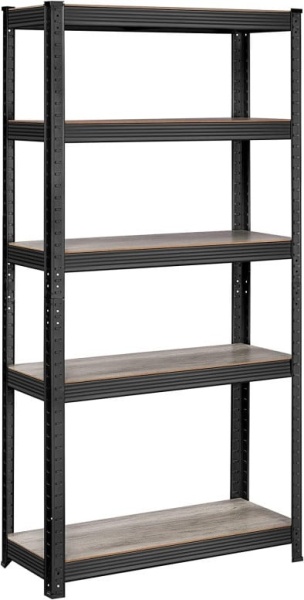 Рафт Songmics, 5 рафта, 30 x 75 x 150 см, Черен, GLR030B11