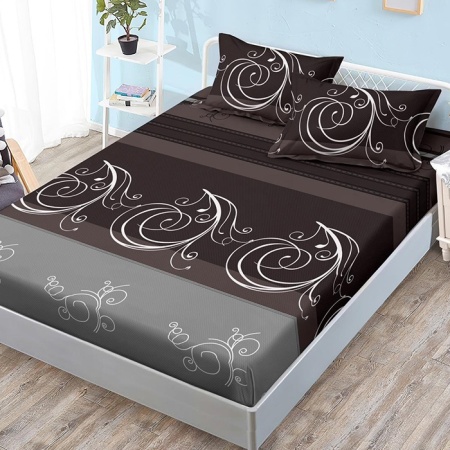 Чаршаф с ластик и 2 калъфки за възглавници Betsy 180x200 cm (Finet)
