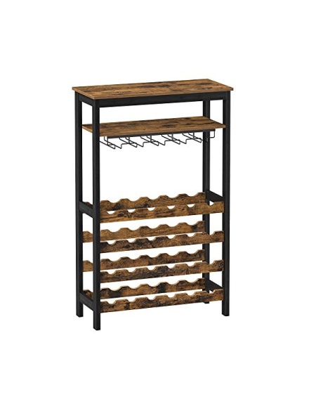 Шкаф за вино, Songmics, KWR028B01, 24 бутилки, 30 x 66 x 100 см