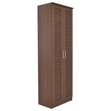 Шкаф за обувки Sante за 21 чифта, цвят орех 60x37x183см