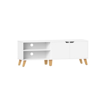 ВаѕаІІе TV скрин Бял 140x40x45 cm