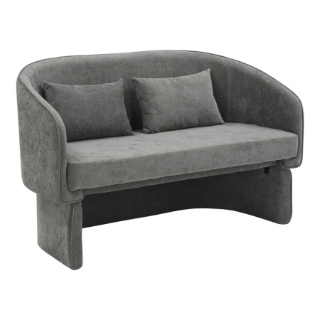 Диван с 2 места Playmob Pako World Grey 128x65x79 cm