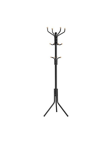 Закачалка тип дърво, Songmics, Метална, Черна, 182 см