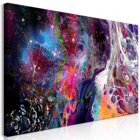 Картина - Цветна галактика (1 част) широка 120x60 см