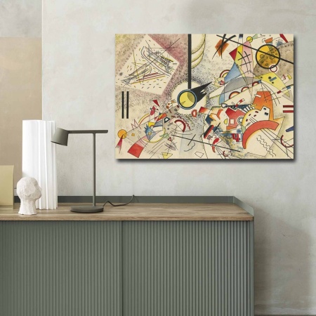 Картина Stellaria Sunset Многоцветна 70x100x3 см
