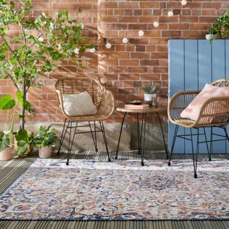 Килим Mabel Outdoor тъмносин 200X290 см, Flair Rugs