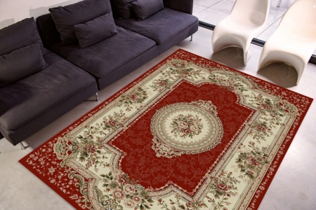 Класически килим, Лотос 571, Грена, 80x150 см, 1800 гр/м²