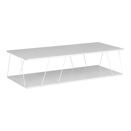 Масичка за кафе Тарс бяла 120x50x30см
