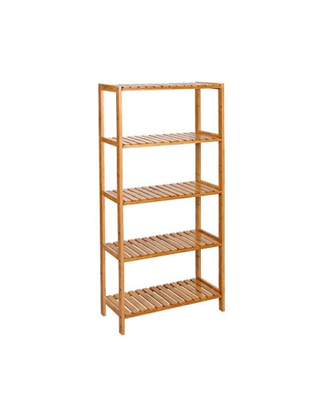 Рафт за баня, Songmics, BCB35Y, Бамбук, 133 x 29 x 9 см