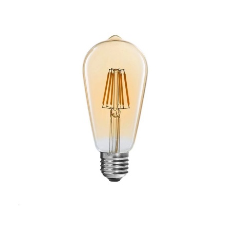 Светодиодна крушка ST64 4W 3000K E27 с размери 6.4x6.4x14.7 cm