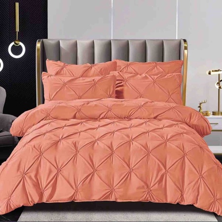 Спално бельо с ластик 160x200 Rynker Coral 6 части (Финет)
