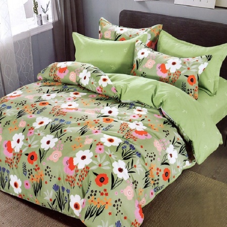 Спално бельо с ластик 180x200 Гринуич 6 части (Финет)