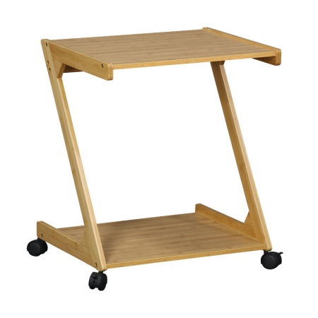 Странична масичка Fit MDF цвят естествено дърво 50x39x59см