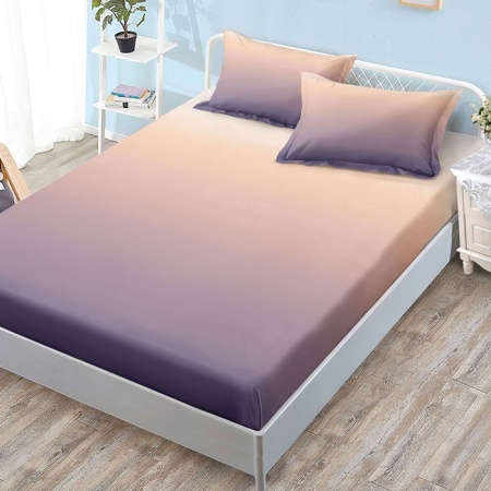 Чаршаф с ластик и 2 калъфки за възглавници Junne Rainbow V1 180x200 cm (Finet)