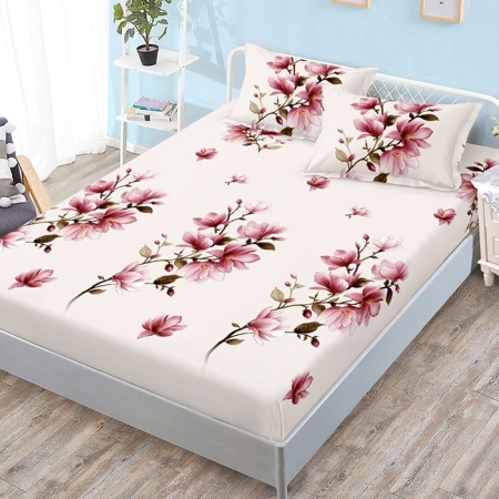 Чаршаф с ластик и 2 калъфки за възглавници Ralph 180x200 cm (Finet)
