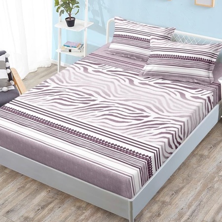 Чаршаф с ластик и 2 калъфки за възглавници Walker 180x200 cm (Finet)
