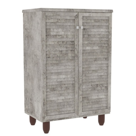 Шкаф за обувки SANTΟ за 10 чифта антрацитен античен 60x34.5x91.5cm
