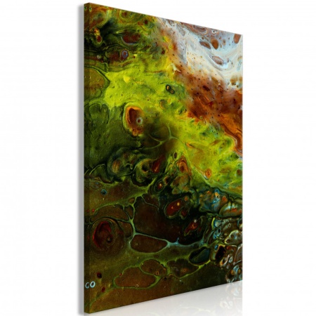 Картина - Зелени елементи (1 част) вертикална 80x120 см