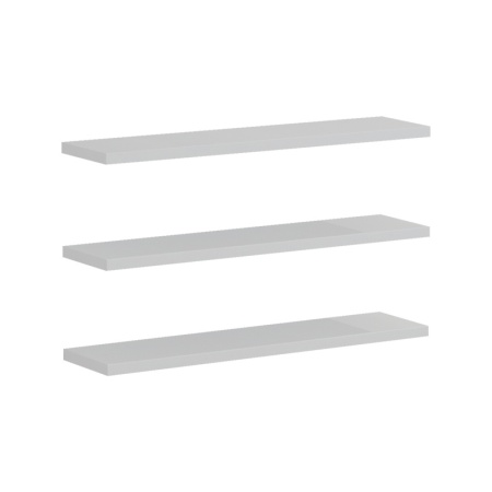 Комплект от 3 стенни рафта Divar Pako Pako World White 60x14.5x1.8 cm