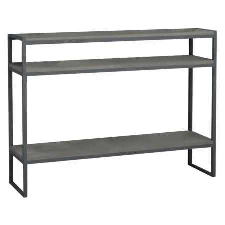 Конзола Malloy тъмен античен сив 120x33x90см