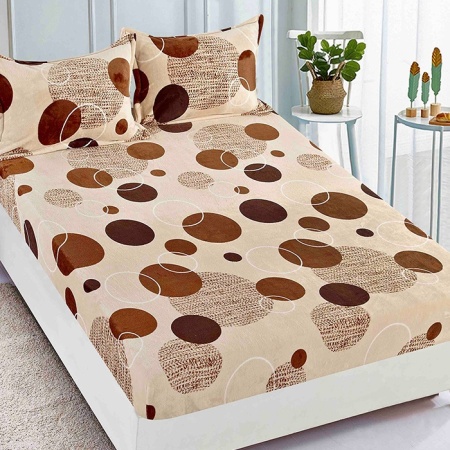 Лист за легло Cocolino с еластична лента и 2 калъфки за възглавници Simone 180x200cm