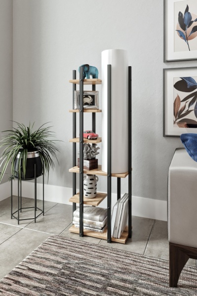 Подова лампа Moda Dor Черен 45x25x135 см