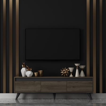 ТВ конзола Century Орех 150x30x45 см