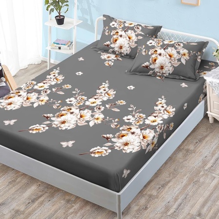 Чаршаф с ластик и 2 калъфки за възглавници Jayden 180x200 cm (Finet)