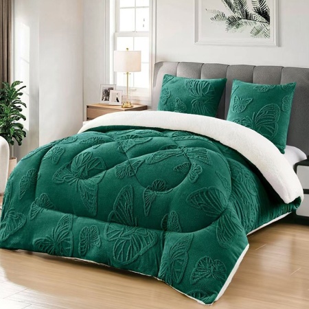 Cocolino Wave V34 Green 4.5kg, 200x230 Cocolino Дебел косъм с одеяло Wave V34 Green 4.5kg, 200x230